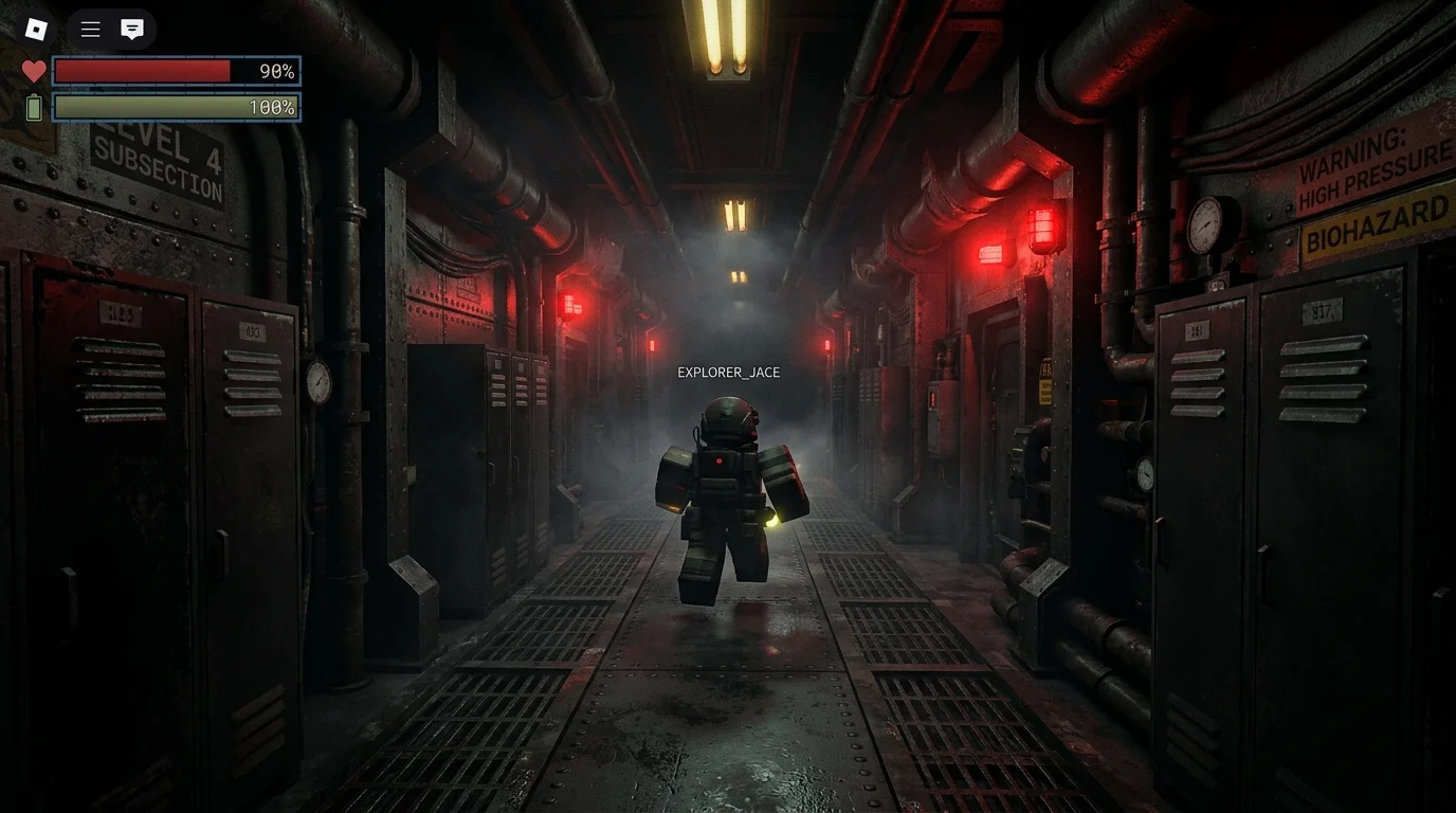 Roblox Pressure Hadal Blacksite Level 4 Submarine Facility Gameplay